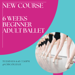 Adult Ballet Beginners 7 Week Course- Starting Tuesday 8th September