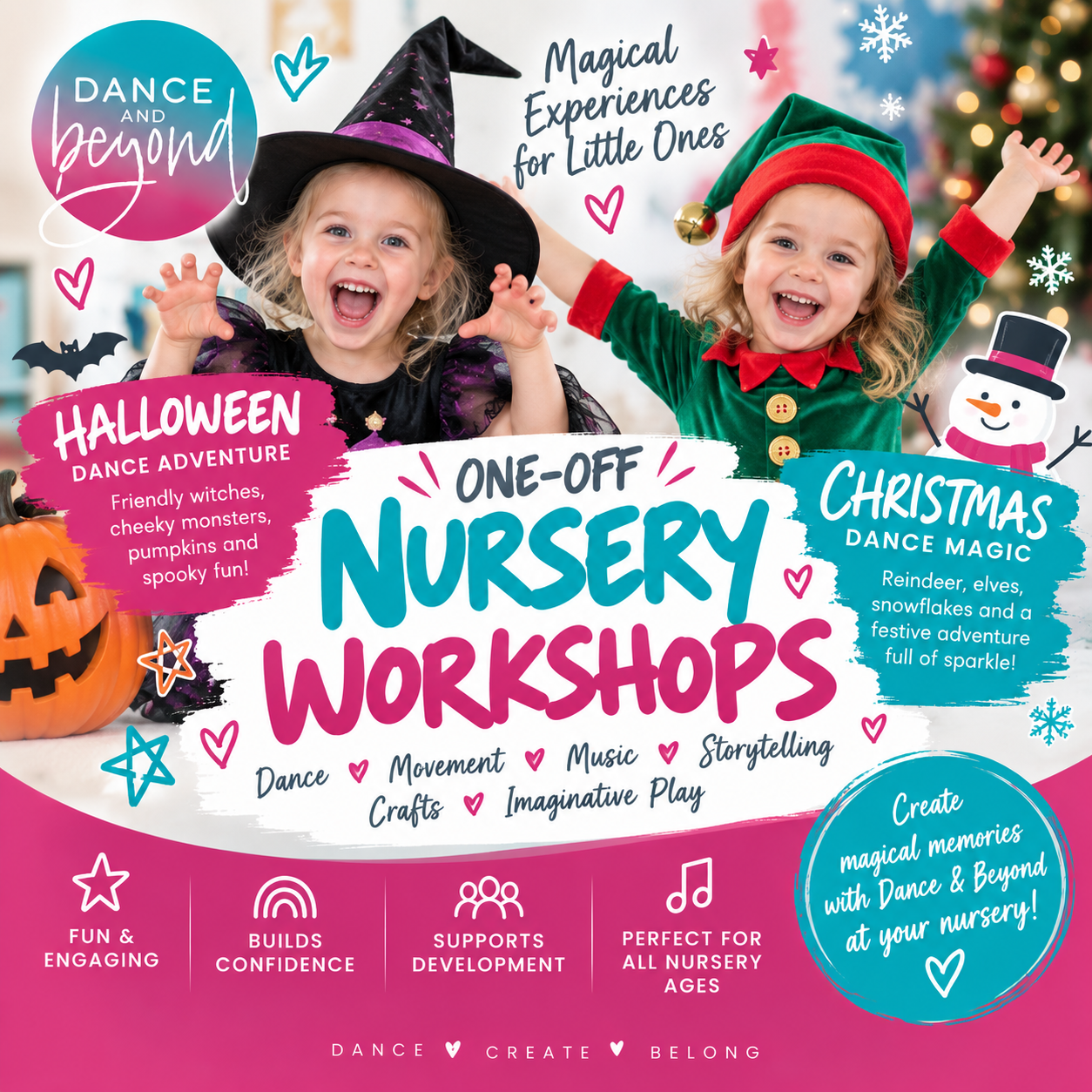 Nursery Workshops- Let us bring the adventure to you!