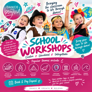 🚀 School Workshops-Bring your classroom topic to life through dance!